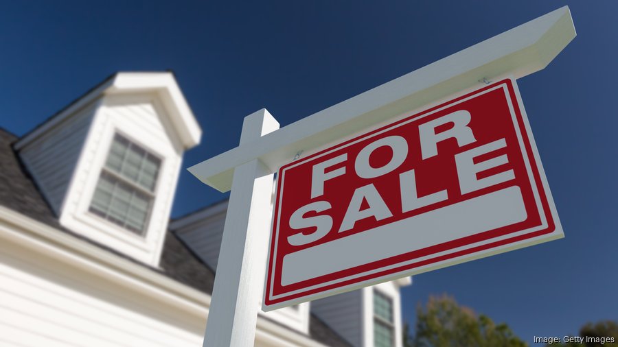 For sale sign in front of a house, selling before foreclosure in Charlotte, NC
